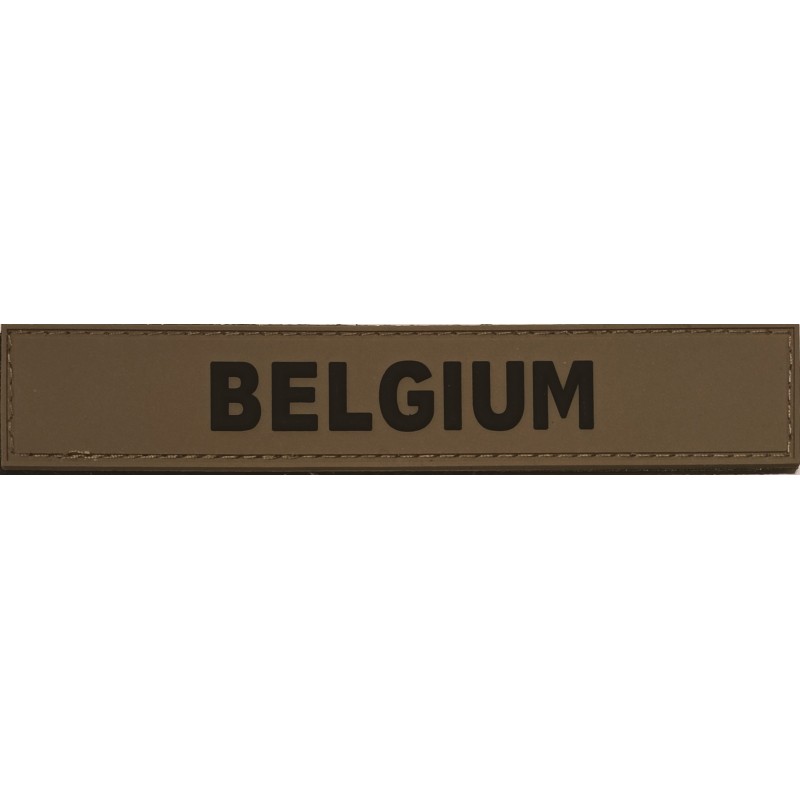 BELGIUM CHEST BADGE PVC