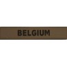 BELGIUM CHEST BADGE PVC