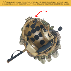 CASCAM Helmet Camo Cover by Tiger Tailor