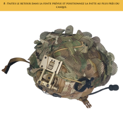 CASCAM Helmet Camo Cover by Tiger Tailor