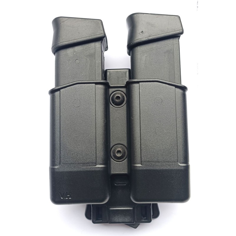 Polymer double pistol open pouch 8DMH03 (MOLLE compatible)