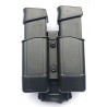 Polymer double pistol open pouch 8DMH03 (MOLLE compatible)