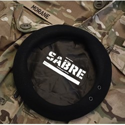 SABRE military beret 100% merinos - new generation - BLACK