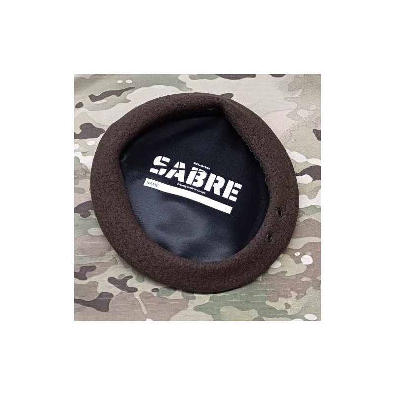 SABRE military beret 100% merinos - new generation - BROWN