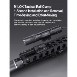 Klarus GL3 Rifle Light - M-Lock interface - 2.100 lumens