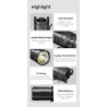 Klarus Compact Light XT1C - 1.000 lumens