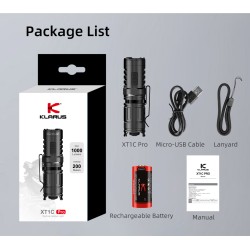 Klarus Compact Light XT1C - 1.000 lumens